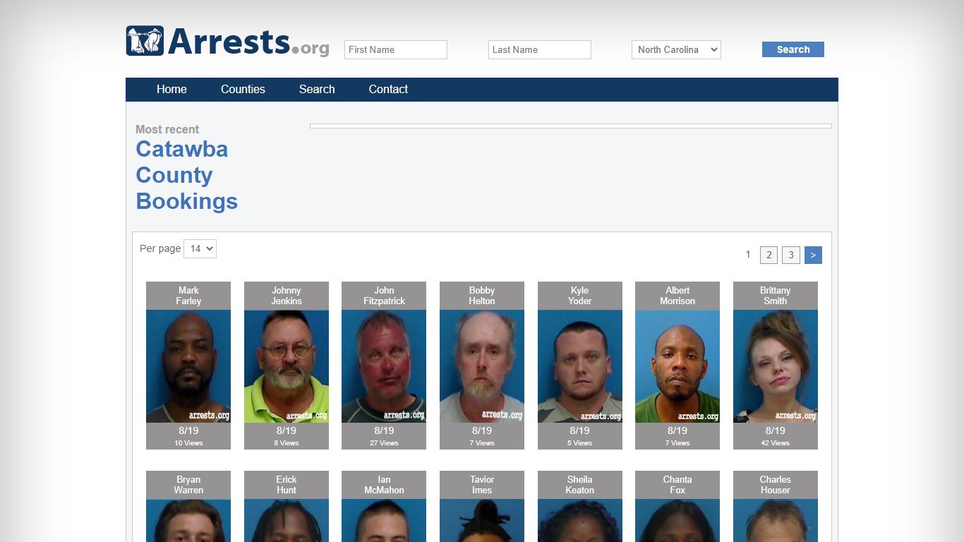 Catawba County Arrests and Inmate Search