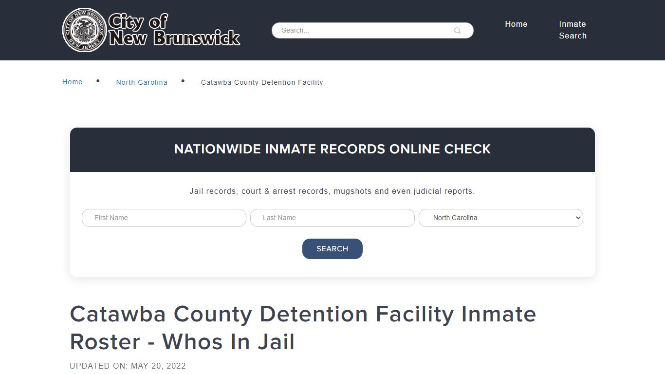 Catawba County Detention Facility Inmate Roster - Whos In Jail